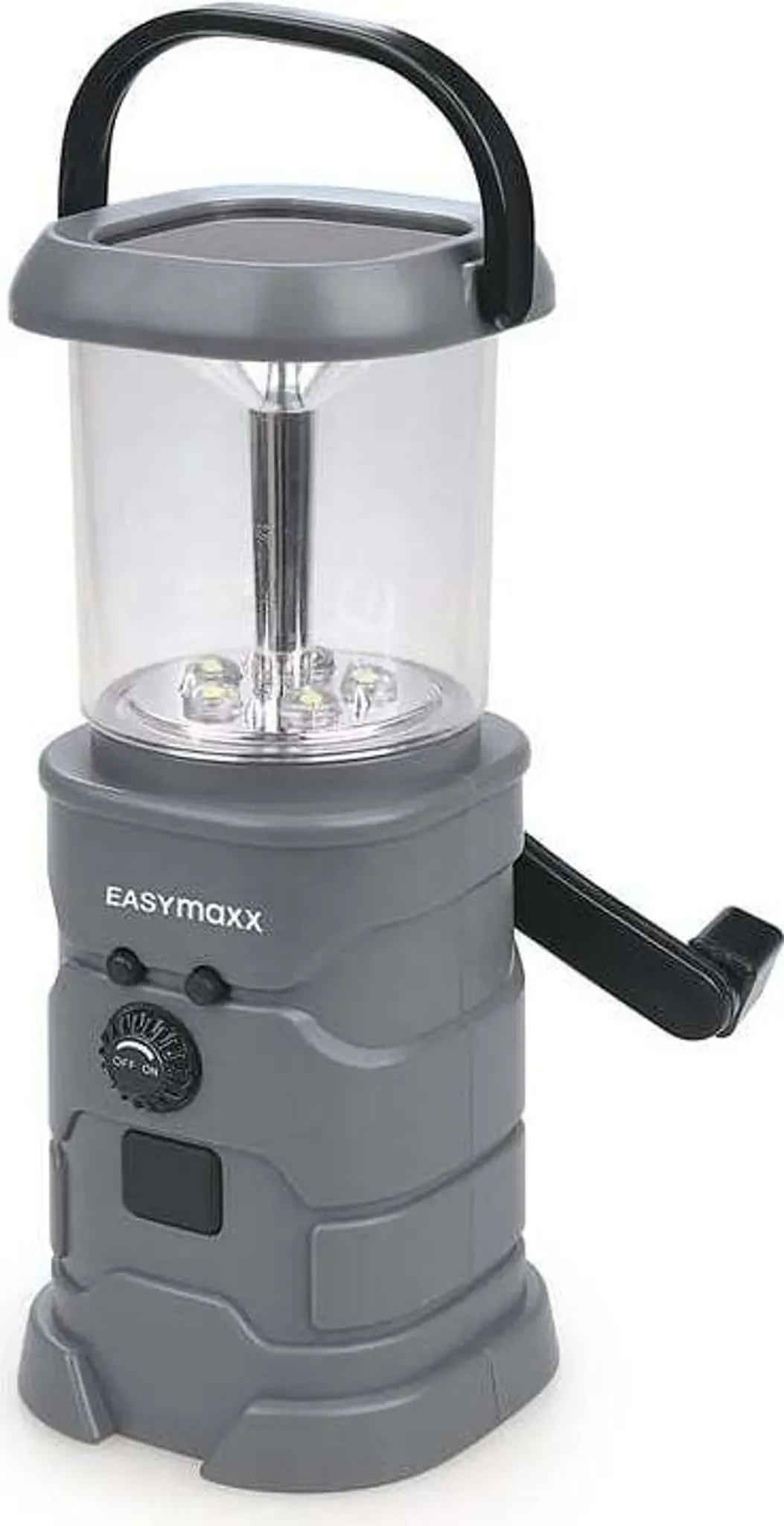 EASYmaxx Solar-Leuchte mit Radio & Dynamo – 5 V