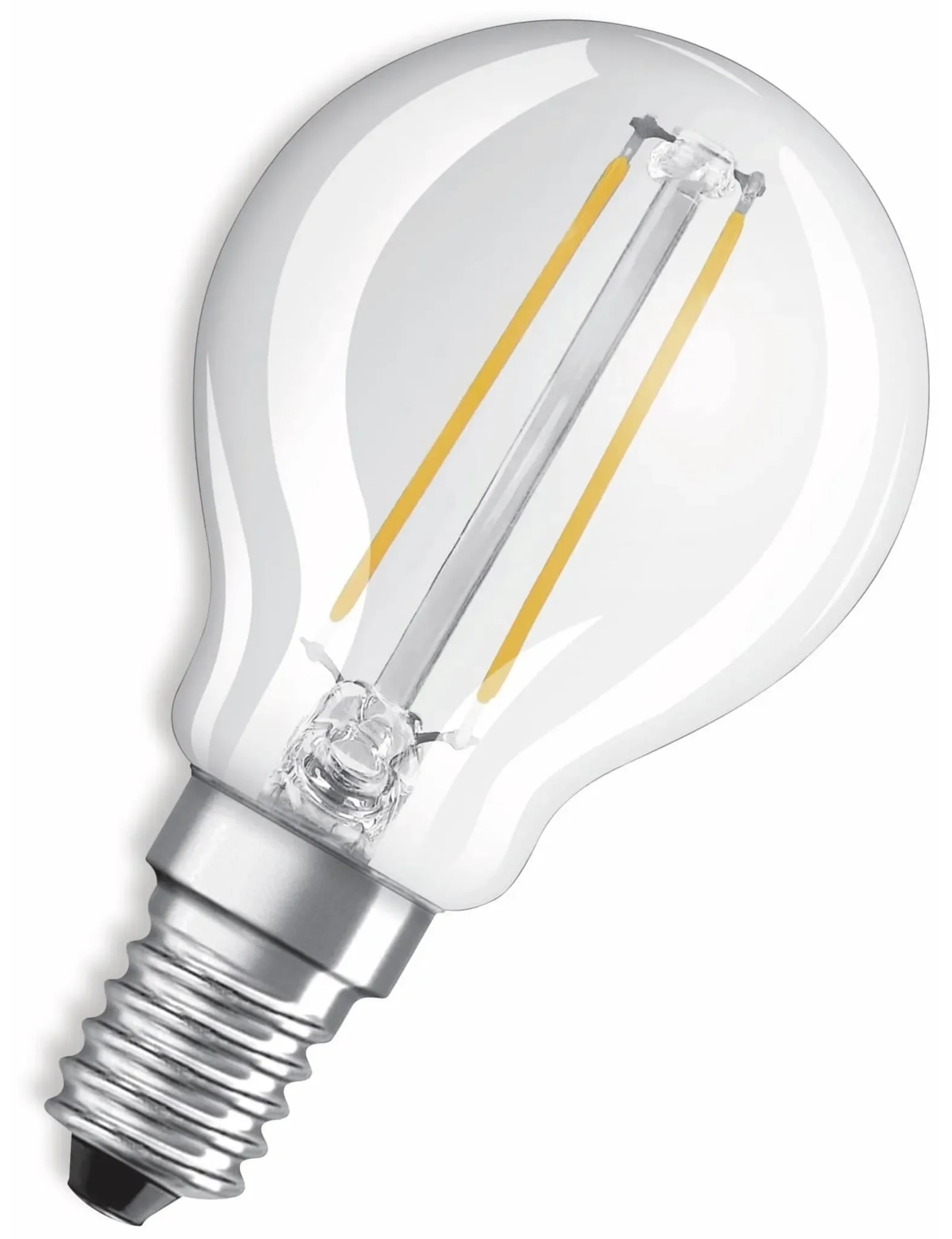 OSRAM – LED-Filament Tropfen P45, E14, 1,5 W, 2700 K